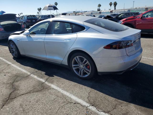 5YJSA1H44FF081033 - 2015 TESLA MODEL S P85D SILVER photo 2