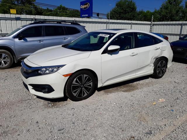 2HGFC1F73HH651546 - 2017 HONDA CIVIC EXL WHITE photo 1