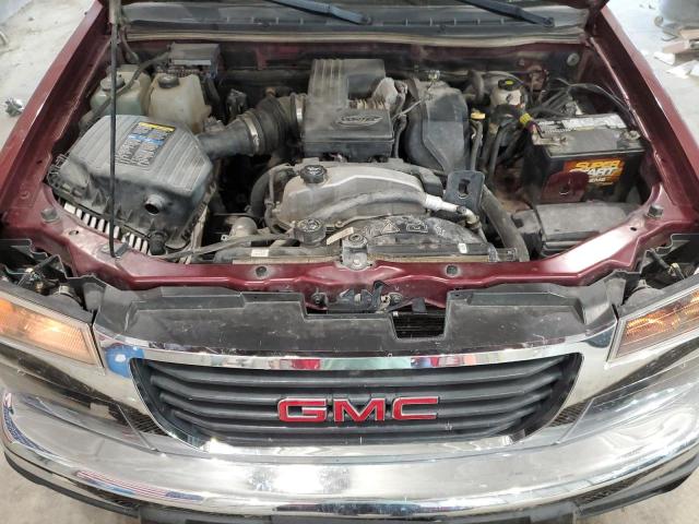 1GTCS13EX98156307 - 2009 GMC CANYON BURGUNDY photo 11