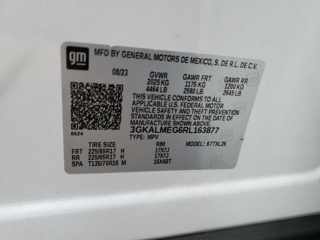 3GKALMEG6RL163877 - 2024 GMC TERRAIN SLE WHITE photo 13