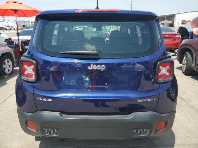 ZACCJBAB5HPF75013 - 2017 JEEP RENEGADE SPORT BLUE photo 6