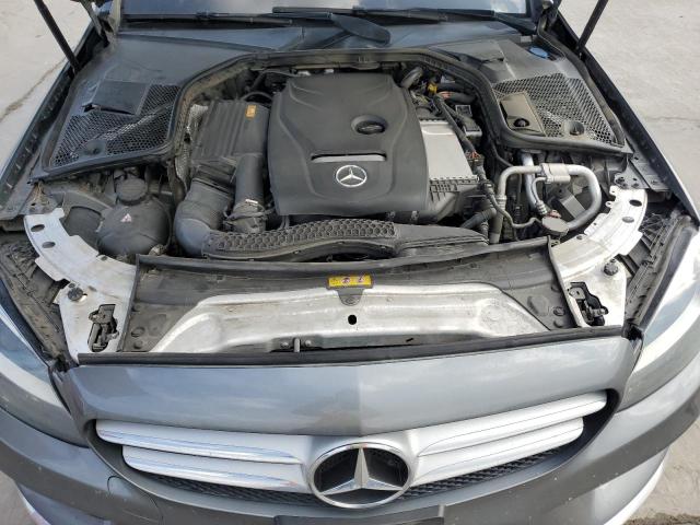 55SWF4JB1HU213440 - 2017 MERCEDES-BENZ C 300 GRAY photo 11