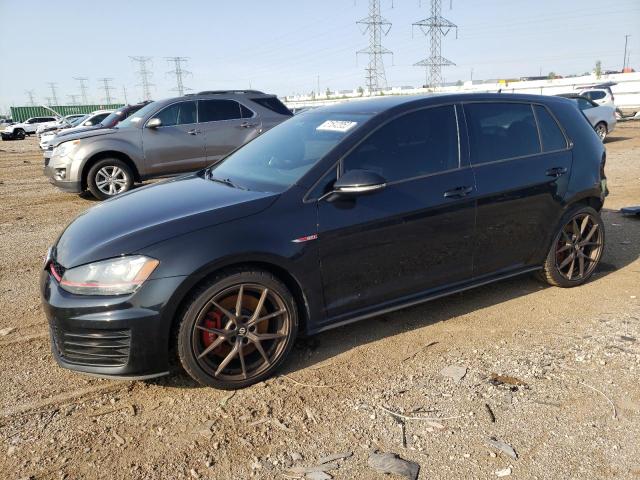 3VW547AU5HM075061 - 2017 VOLKSWAGEN GTI SPORT BLACK photo 1