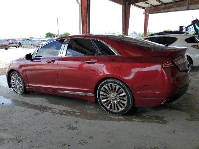 3LN6L2G97DR826931 - 2013 LINCOLN MKZ RED photo 2