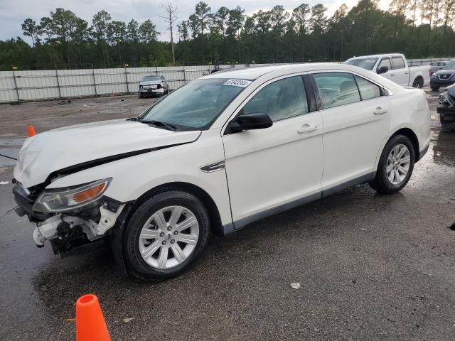 1FAHP2DW0AG165540 - 2010 FORD TAURUS SE WHITE photo 1