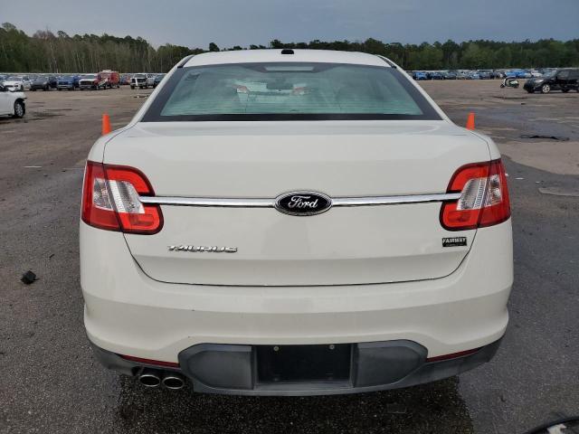 1FAHP2DW0AG165540 - 2010 FORD TAURUS SE WHITE photo 6