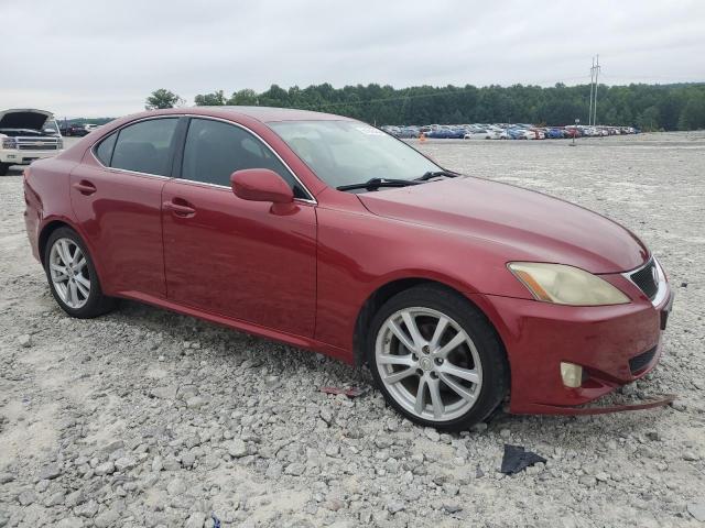 JTHBK262375027471 - 2007 LEXUS IS 250 RED photo 4