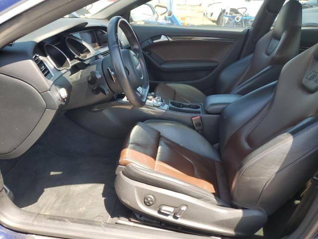 WAUCGAFRXDA033637 - 2013 AUDI S5 PREMIUM PLUS BLUE photo 7