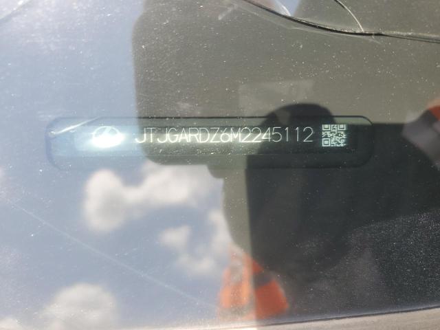 JTJGARDZ6M2245112 - 2021 LEXUS NX 300 BASE შავი ფოტო 13