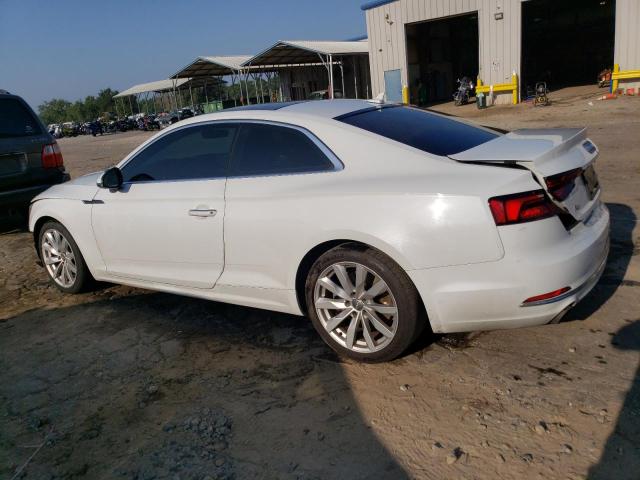 WAUNNAF58JA017251 - 2018 AUDI A5 PREMIUM WHITE photo 2