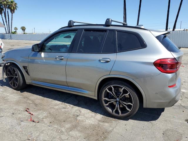 5YMTS0C02LLT10955 - 2020 BMW X3 M COMPETITION SILVER photo 2
