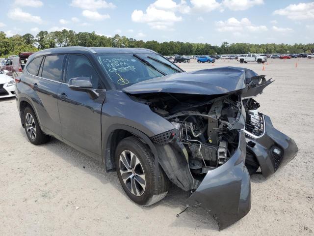 5TDGZRBH0NS567695 - 2022 TOYOTA HIGHLANDER XLE Boz foto 4