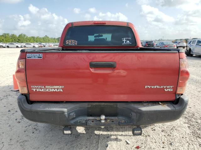 3TMJU62N88M060492 - 2008 TOYOTA TACOMA DOUBLE CAB PRERUNNER RED photo 6