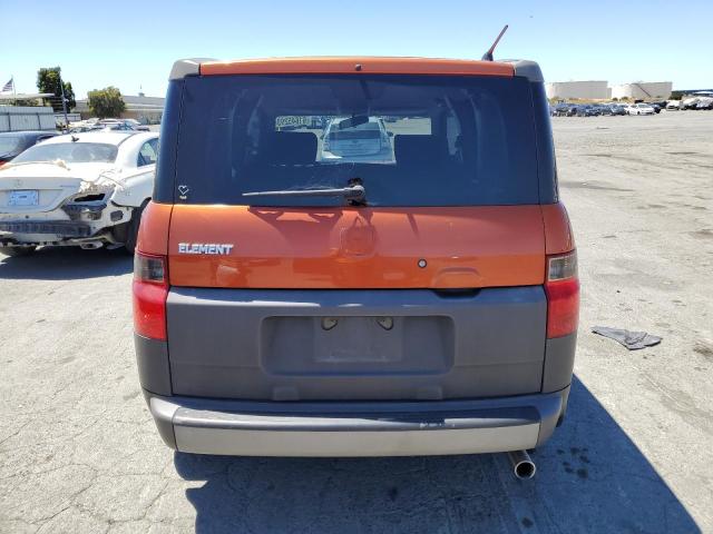 5J6YH18573L001659 - 2003 HONDA ELEMENT EX ORANGE photo 6