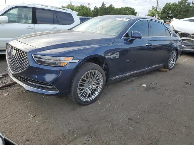 KMTF54PH7MU087703 - 2021 GENESIS G90 ULTIMATE BLUE photo 1