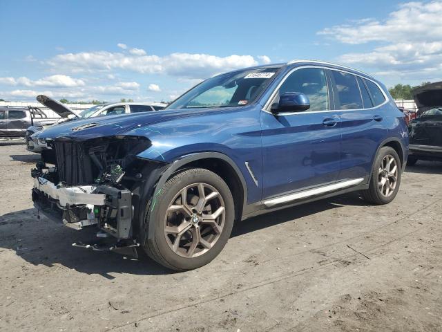 5UX53DP03N9M75749 - 2022 BMW X3 XDRIVE30I BLUE photo 1