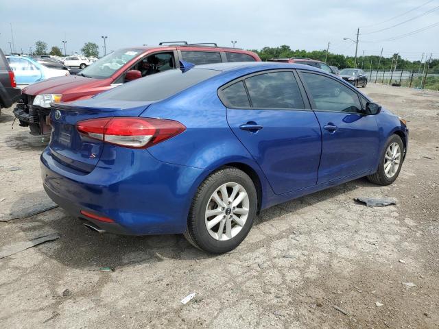 3KPFL4A7XHE036530 - 2017 KIA FORTE LX BLUE photo 3