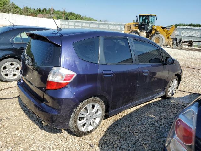 JHMGE88479S019540 - 2009 HONDA FIT SPORT BLUE photo 3