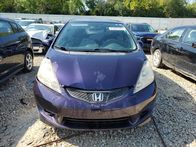 JHMGE88479S019540 - 2009 HONDA FIT SPORT BLUE photo 5