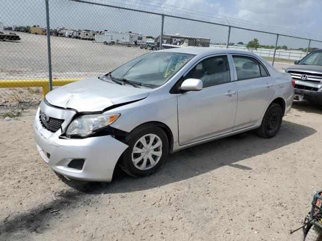 1NXBU4EE5AZ361416 - 2010 TOYOTA COROLLA BASE SILVER photo 1