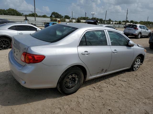 1NXBU4EE5AZ361416 - 2010 TOYOTA COROLLA BASE SILVER photo 3