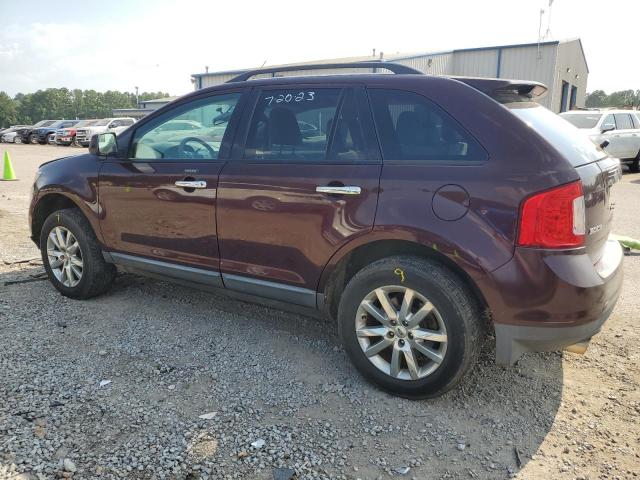 2FMDK3JCXBBA45403 - 2011 FORD EDGE SEL BURGUNDY photo 2