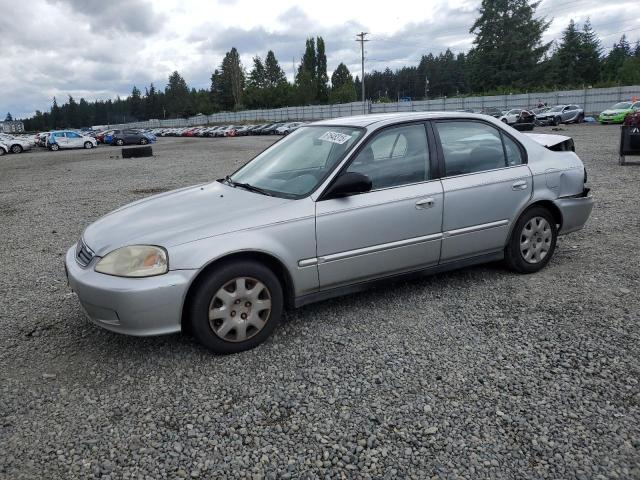 2HGEJ6613YH500345 - 2000 HONDA CIVIC BASE SILVER photo 1