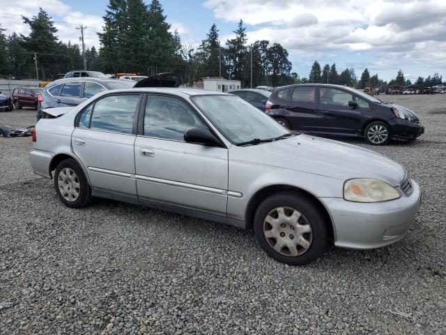 2HGEJ6613YH500345 - 2000 HONDA CIVIC BASE SILVER photo 4