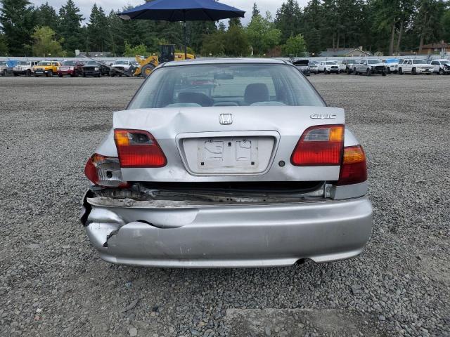 2HGEJ6613YH500345 - 2000 HONDA CIVIC BASE SILVER photo 6