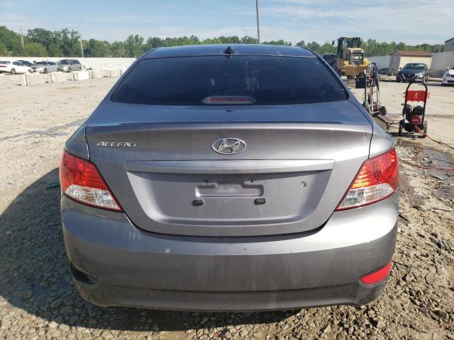 KMHCT4AE4EU637880 - 2014 HYUNDAI ACCENT GLS GRAY photo 6