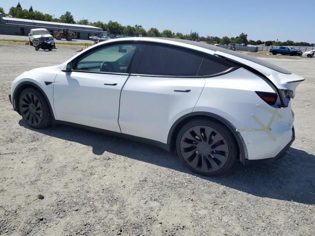5YJYGDEF9MF277739 - 2021 TESLA MODEL Y WHITE photo 2