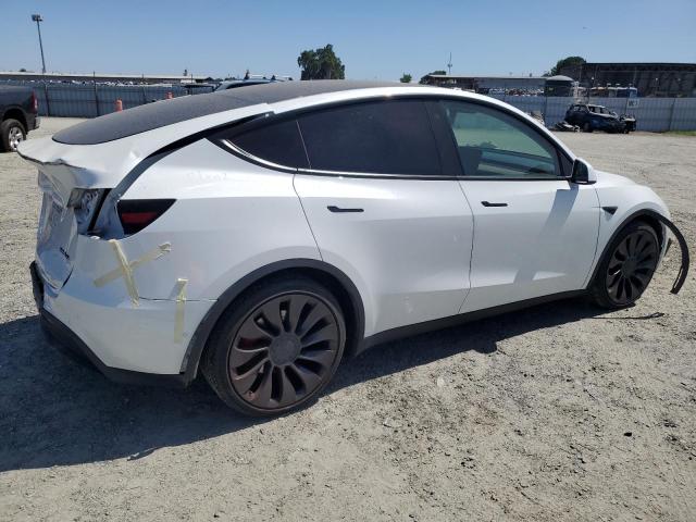 5YJYGDEF9MF277739 - 2021 TESLA MODEL Y WHITE photo 3
