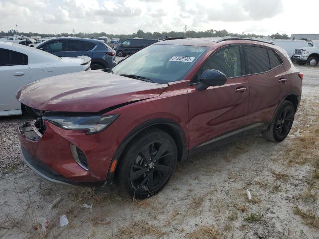 LRBFZNR40ND120852 - 2022 BUICK ENVISION ESSENCE წითელი ფოტო 1