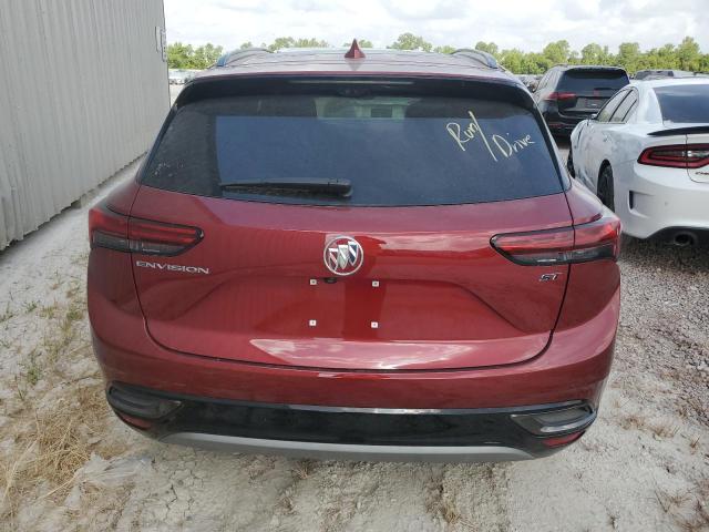 LRBFZNR40ND120852 - 2022 BUICK ENVISION ESSENCE RED photo 6