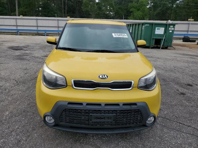 KNDJP3A53F7164614 - 2015 KIA SOUL + YELLOW photo 5