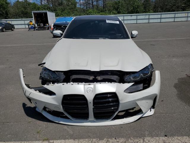 WBS43AY08RFT30877 - 2024 BMW M3 COMPETITION WHITE photo 5