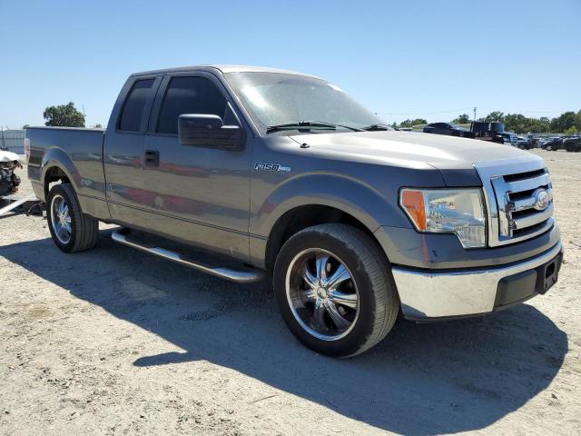 1FTRX12899KB87851 - 2009 FORD F150 SUPER CAB GRAY photo 4