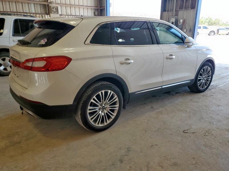 2LMPJ6LR2JBL40954 - 2018 LINCOLN MKX RESERVE Beyaz fotoğraf 3