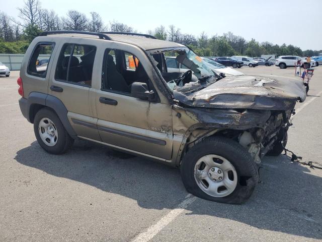 1J4GL48K34W314662 - 2004 JEEP LIBERTY SPORT Bej foto 4