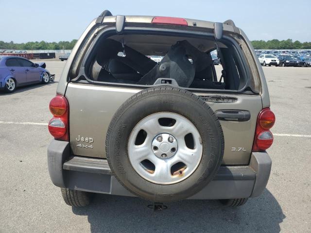 1J4GL48K34W314662 - 2004 JEEP LIBERTY SPORT Bej foto 6