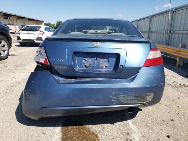 2HGFG12636H509034 - 2006 HONDA CIVIC LX BLUE photo 6