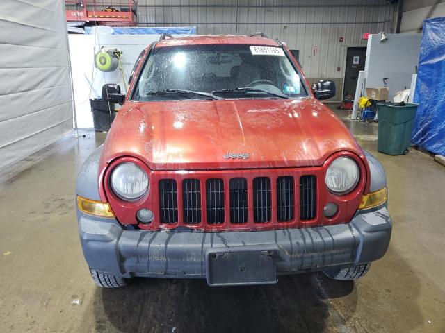 1J4GL48K47W500649 - 2007 JEEP LIBERTY SPORT MAROON photo 5