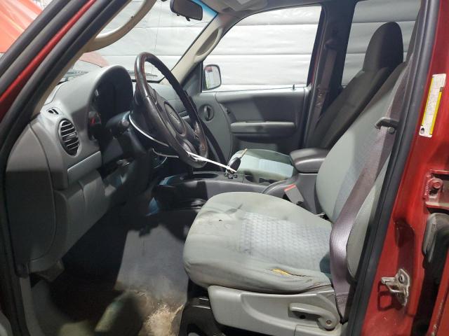 1J4GL48K47W500649 - 2007 JEEP LIBERTY SPORT MAROON photo 7