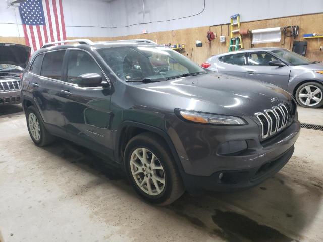 1C4PJMCB0EW145284 - 2014 JEEP CHEROKEE LATITUDE GRAY photo 4