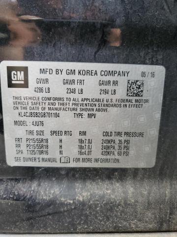 KL4CJBSB2GB701104 - 2016 BUICK ENCORE CONVENIENCE 黑色 照片 14