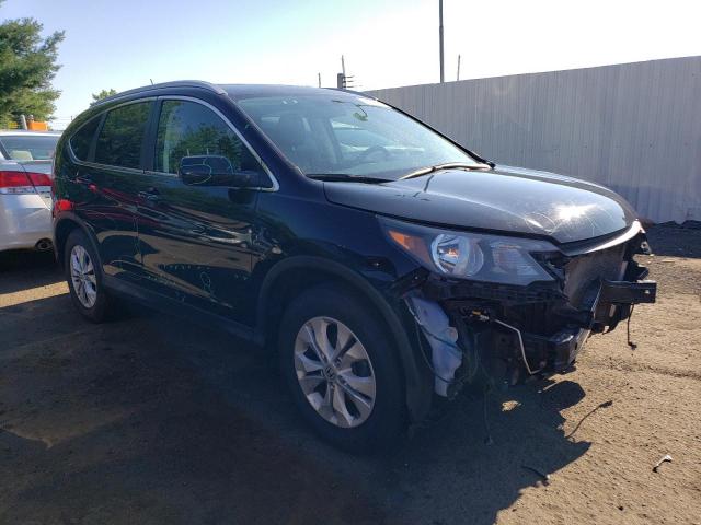 2HKRM4H74DH672480 - 2013 HONDA CR-V EXL BLACK photo 4