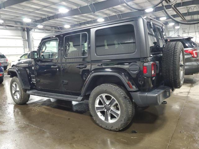 1C4HJXEG2LW329766 - 2020 JEEP WRANGLER SAHARA BLACK photo 2