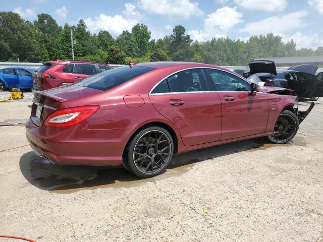 WDDLJ7DB1CA032636 - 2012 MERCEDES-BENZ CLS 550 BURGUNDY photo 3
