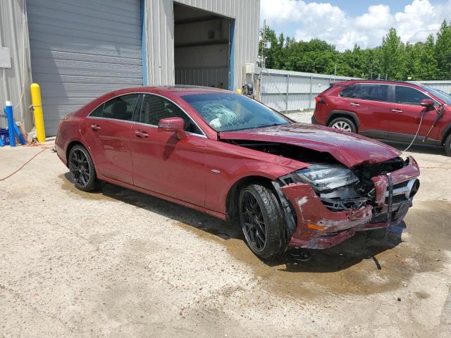 WDDLJ7DB1CA032636 - 2012 MERCEDES-BENZ CLS 550 BURGUNDY photo 4