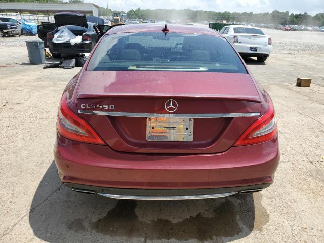 WDDLJ7DB1CA032636 - 2012 MERCEDES-BENZ CLS 550 BURGUNDY photo 6